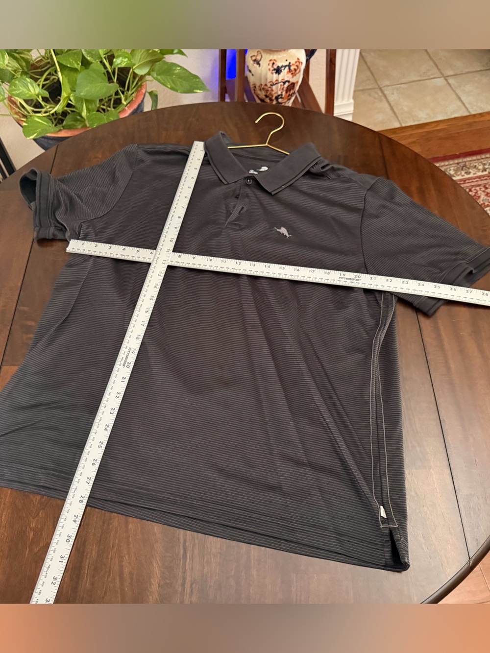 Tommy Bahama Black Ribbed Polo Skirt